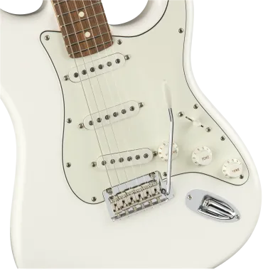 Fender Player Stratocaster, Pau Ferro fogólap, Polar White színű elektromos gitár