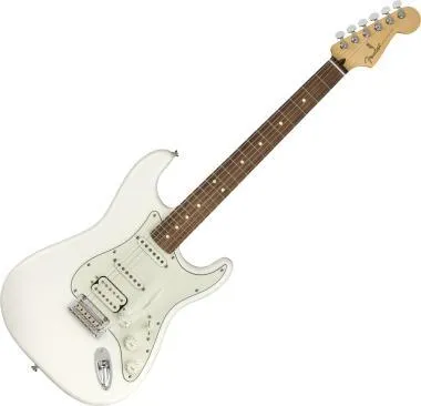 Fender Player Stratocaster HSS PF Polar White elektromos gitár