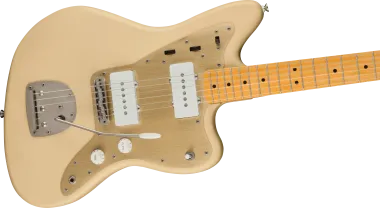 Squier 40th Anniversary Jazzmaster, Vintage Edition, jávor fogólap, törtfehér szín, elektromos gitár