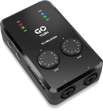 High-Definition 2-Channel Audio/MIDI Interface for Mobile Devices