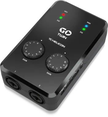 High-Definition 2-Channel Audio/MIDI Interface for Mobile Devices