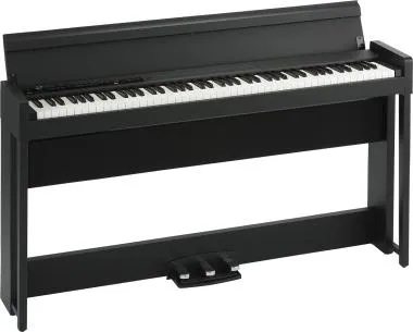 KORG KG-C1BK digitális zongora, 88 RH3 billentyűzet, 3 pedál, fekete