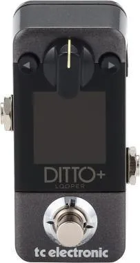 TC Electronic Ditto+ Looper intuitív looper pedál 5 perces loop idővel, Analog-Dry-Through-val és True Bypass-szal