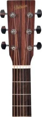 Sigma DI-GC-10E-TBK Ditson by Sigma akusztikus gitár elektronikával,fekete