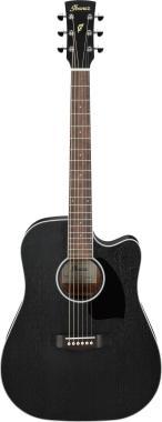 Ibanez Dreadnought akustická kytara PF 6-Str Weathered Black Open Pore