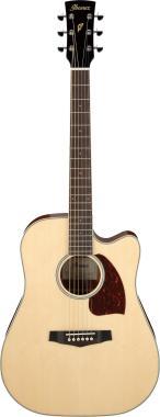 Ibanez PF 6-Str elektroakustická dreadnought kytara, přírodní vysoký lesk