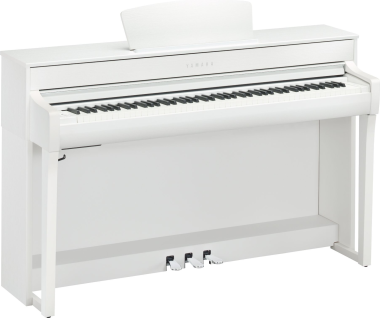 Yamaha Digitální piano CLP-735 WH, klavírní zvuky, Bluetooth, 88 kláves