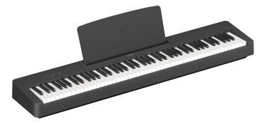 Yamaha digitální piano P-145B, kompaktní, klavírní klávesy