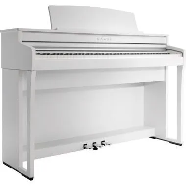 Kawai CA49W digitális zongora, 88 billentyűs kalapácsmechanika, 192 hang polifónia, Bluetooth, fehér