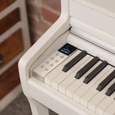 Kawai CA49W digitális zongora, 88 billentyűs kalapácsmechanika, 192 hang polifónia, Bluetooth, fehér