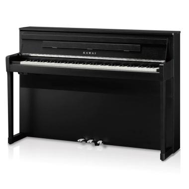 Kawai digitální klavír, 88 kláves, kladívková mechanika, 256 hlasů, Bluetooth, černý