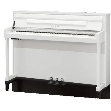 Kawai CA901W digitális zongora, 88 billentyűs kalapácsmechanika, 256 hang polifónia, Bluetooth, fehér
