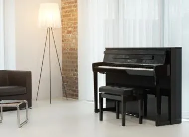 Kawai CA901EP digitális zongora, 88 billentyűs kalapácsmechanika, 256 polifónia, Bluetooth, fényes fekete