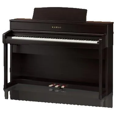 Kawai CA701R digitális zongora, 88 billentyűs kalapácsmechanika, 256 hang polifónia, Bluetooth, rózsafa