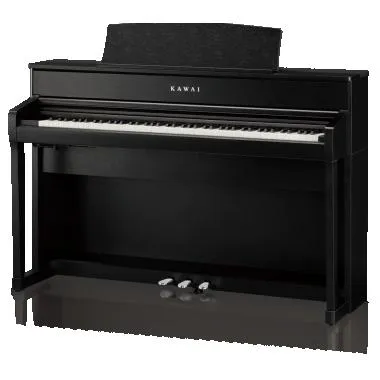 Kawai CA701B digitális zongora, 88 billentyűs kalapácsmechanika, 256 hang polifónia, Bluetooth, fekete