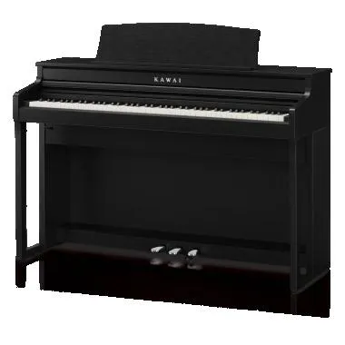 Kawai CA401B digitális zongora, 88 billentyűs kalapácsmechanika, 192 hang polifónia, Bluetooth, fekete