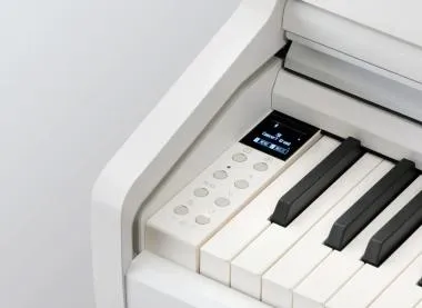 Kawai CA401W digitális zongora, 88 billentyűs kalapácsmechanika, 192 hang polifónia, Bluetooth, fehér