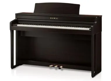 Kawai CA501R digitális zongora, 88 billentyűs kalapácsmechanika, 256 hang polifónia, Bluetooth, rózsafa