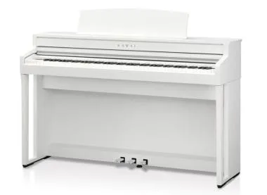 Kawai CA501W digitális zongora, 88 billentyűs kalapácsmechanika, 256 hang polifónia, Bluetooth, fehér