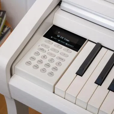 Kawai CA501W digitális zongora, 88 billentyűs kalapácsmechanika, 256 hang polifónia, Bluetooth, fehér