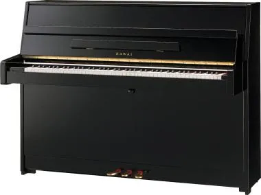 Kawai K-15E M/PEP akusztikus pianínó, 88 billentyű, 110cm magas, fényes fekete