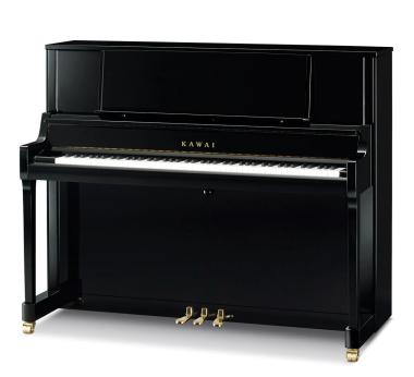 Kawai akustické pianino, 88 kláves, 122 cm, lesklá černá