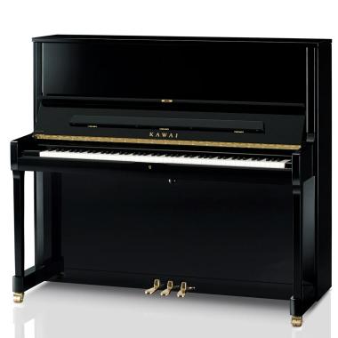 Kawai akustické pianino, 88 kláves, 130 cm, lesklá černá