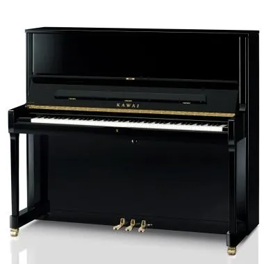 Kawai K-500 M/PEP akusztikus pianínó, 88 billentyű, 130cm magas, fényes fekete