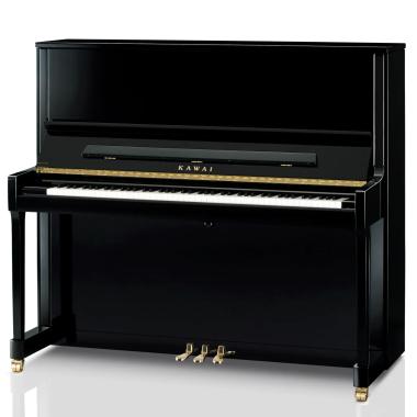 Kawai akustické pianino, 88 kláves, 134 cm, True Sostenuto pedál, lesklá černá