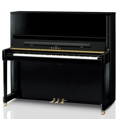 Kawai K-600AS M/PEP akusztikus pianínó, 88 billentyű, 134cm magas, True Sostenuto pedál, fényes fekete