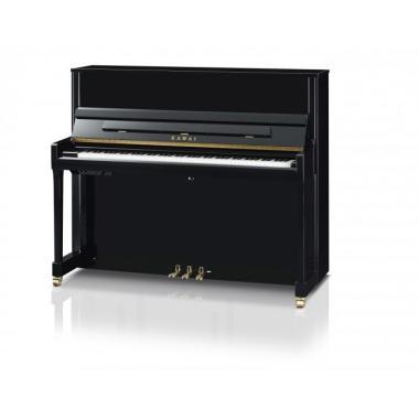 Kawai akustické pianino ATX4, hybridní systém, 88 kláves, lesklá černá, 122 cm