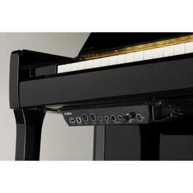 Kawai K-300 ATX4 M/PEP akusztikus pianínó, ATX4 hibrid rendszer, 88 billentyű, 122cm magas, fényes fekete