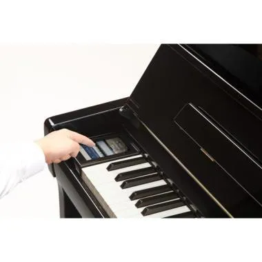 Kawai K-300 ATX4 M/PEP akusztikus pianínó, ATX4 hibrid rendszer, 88 billentyű, 122cm magas, fényes fekete
