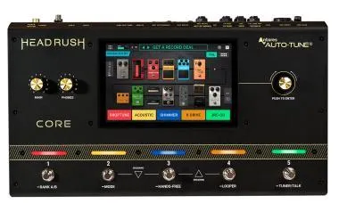 Headrush CORE gitár multieffekt, pedálboard