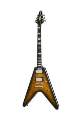 Epiphone Flying V Prophecy YTA Yellow Tiger Aged Gloss elektromos gitár