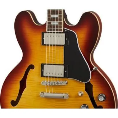 Epiphone ES335 Figured RTB Raspberry Tea Burst elektromos gitár