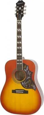 Epiphone Hummingbird Studio Solid Top FC Faded Cherry Sunburst elektro-akusztikus gitár