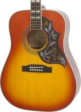 Epiphone Hummingbird Studio Solid Top FC Faded Cherry Sunburst elektro-akusztikus gitár