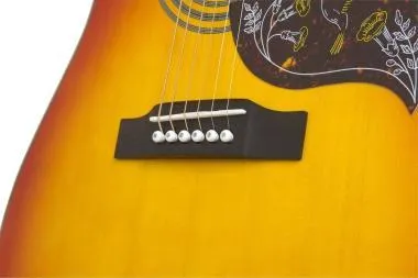 Epiphone Hummingbird Studio Solid Top FC Faded Cherry Sunburst elektro-akusztikus gitár