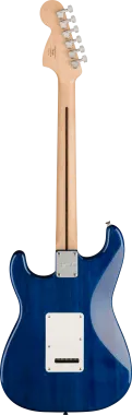 Squier FSR Affinity Series Stratocaster QMT, Laurel Fingerboard, White Pearloid Pickguard, SapphireB