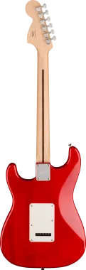 Squier FSR Affinity Series Stratocaster QMT, Laurel Fingerboard, White Pearloid Pickguard, Crimson R