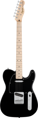 Squier FSR Affinity Telecaster, Javorový hmatník, Černý pickguard, Černá