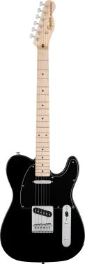 Squier FSR Affinity Series Telecaster, Maple Fingerboard, Black Pickguard, Black