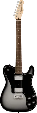 Squier FSR Affinity Series Telecaster Deluxe, Laurel Fingerboard, Black Pickguard, Silverburst