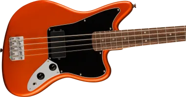 Squier FSR Affinity Series Jaguar Bass H, Laurel Fingerboard, Black Pickguard, Matching Headstock, M