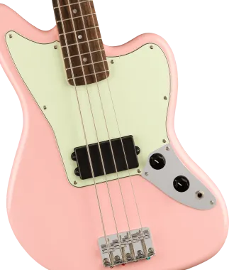 Squier FSR Affinity Series Jaguar Bass H, Laurel Fingerboard, Mint Pickguard, Matching Headstock, Sh