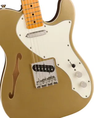 Squier FSR Classic Vibe '60s Telecaster Thinline, Maple Fingerboard, Parchment Pickguard, Aztec Gold