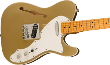 Squier FSR Classic Vibe '60s Telecaster Thinline, Maple Fingerboard, Parchment Pickguard, Aztec Gold