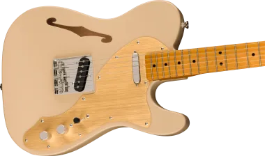 Squier FSR Classic Vibe '60s Telecaster Thinline, Maple Fingerboard, Gold Anodized Pickguard, Desert