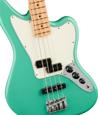 Fender Player Jaguar Bass, Maple Fingerboard, Sea Foam Green